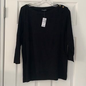Soft 3/4 sleeve sweater